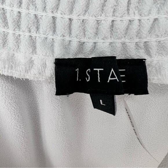 1. State Off The Shoulder Long Sleeve Romper - Picture 4 of 6